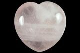 1.5" Polished Rose Quartz Hearts - Photo 2